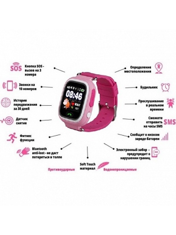 Smart Baby Watch Q80 - умные детские часы с GPS